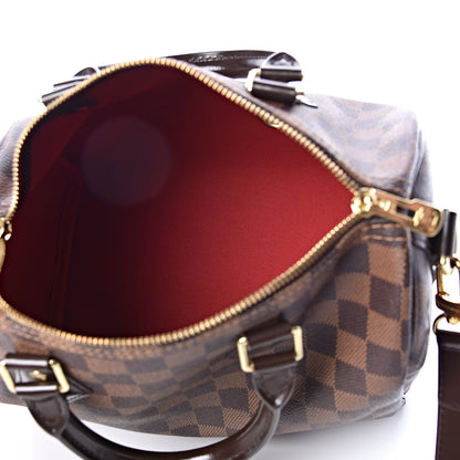 Louis Vuitton Damier Ebene Speedy Bandouliere 25 5 of 10