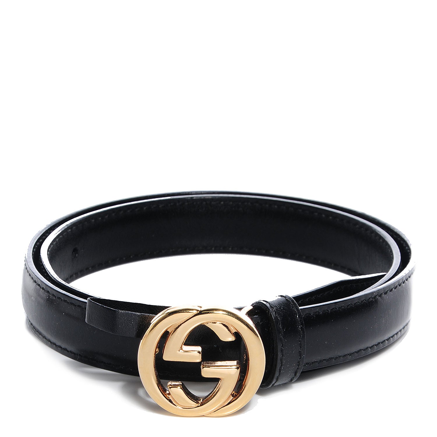Gucci Leather GG Belt Black 65 26 1 of 4