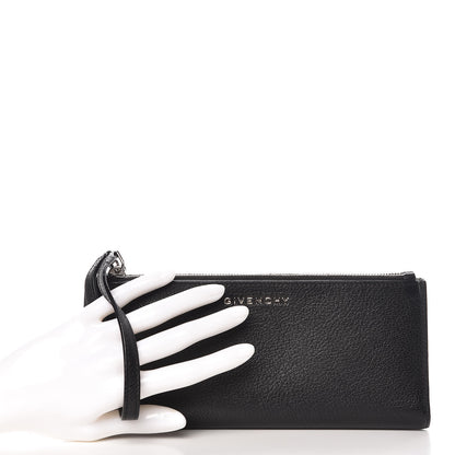 Givenchy Sugar Goatskin Pandora Double Zip Wallet Black 2 of 8