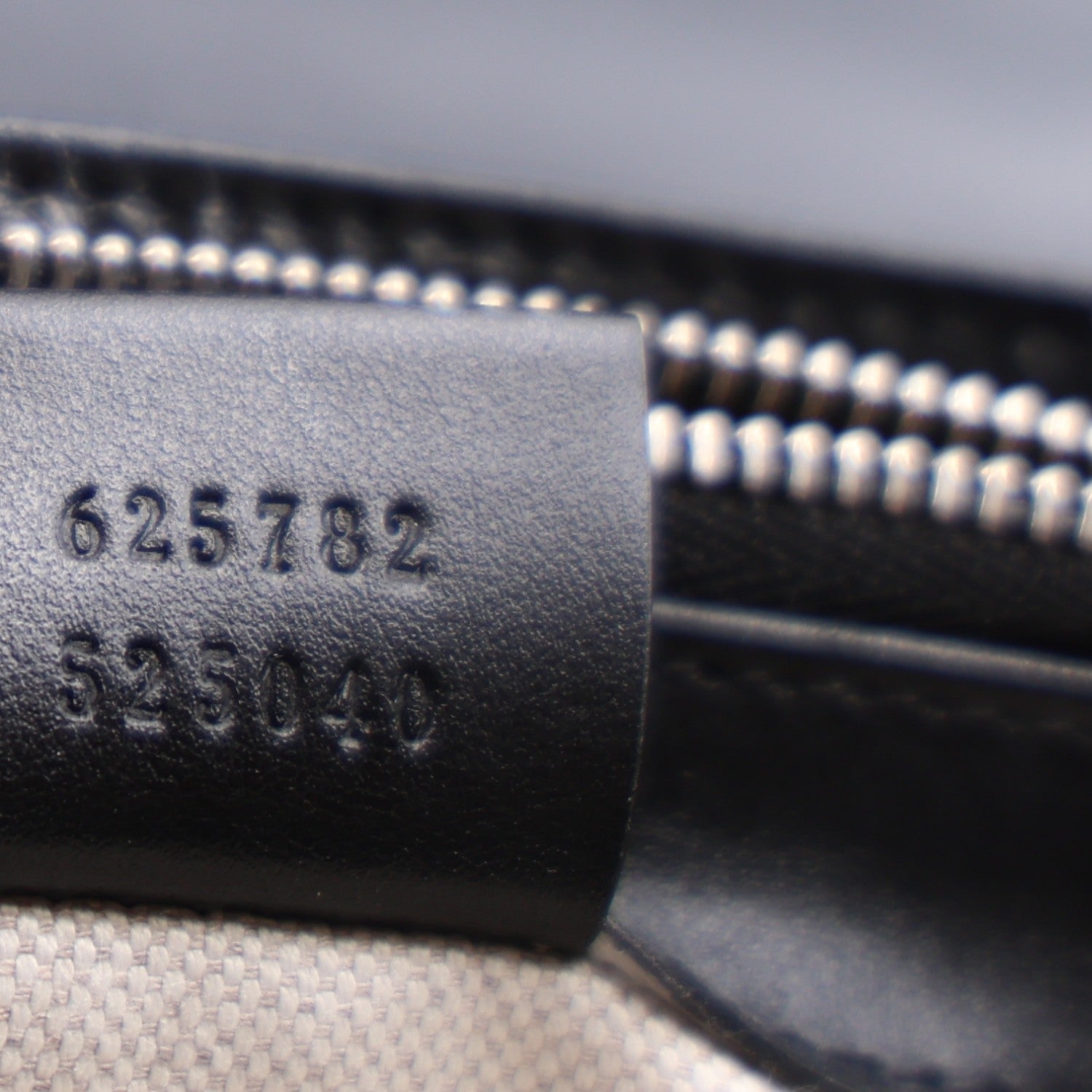 Gucci Calfskin GG Tennis Embossed Messenger Bag Black 7 of 10