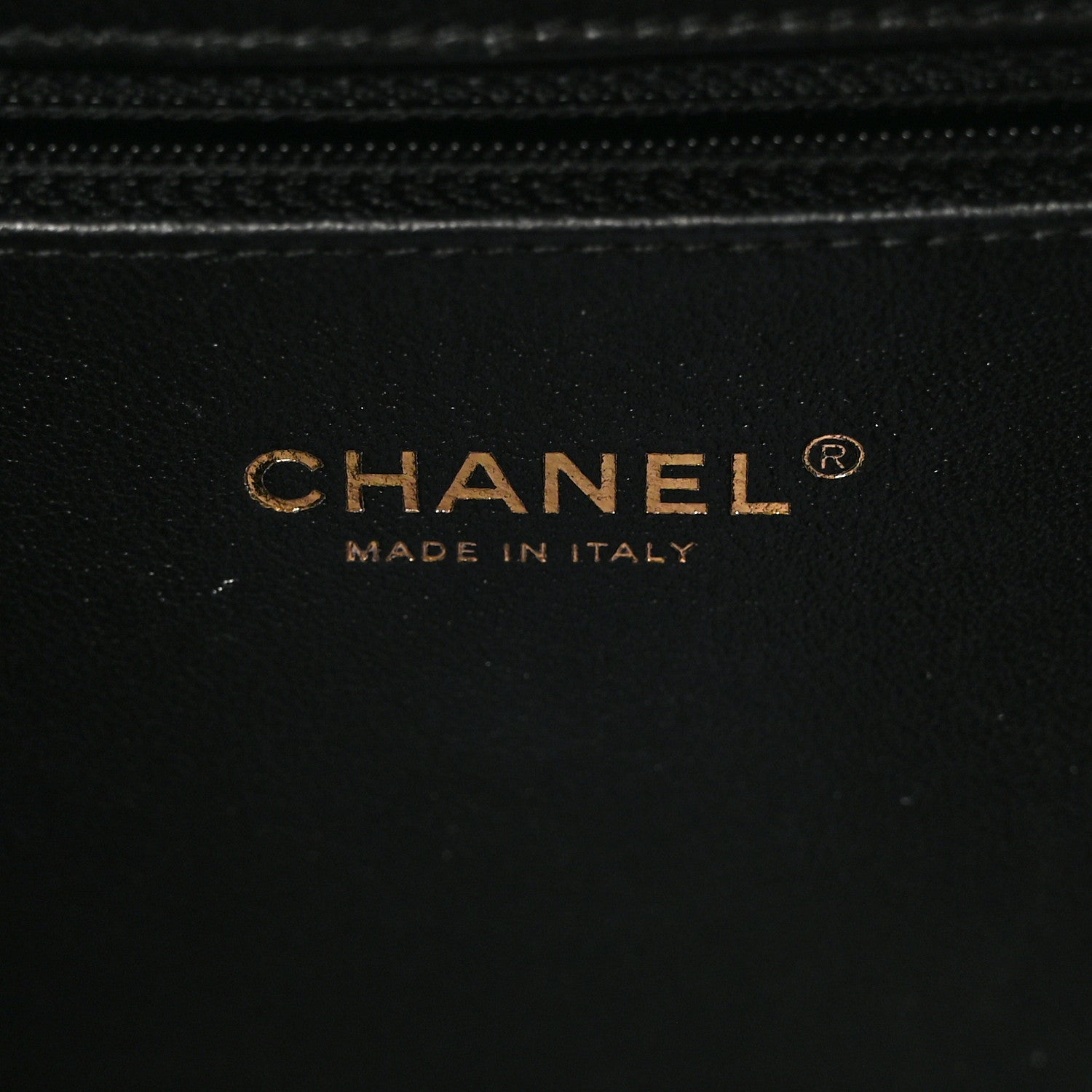 Chanel Caviar Quilted Medium CC Filigree Vanity Case Navy Black 6 of 10