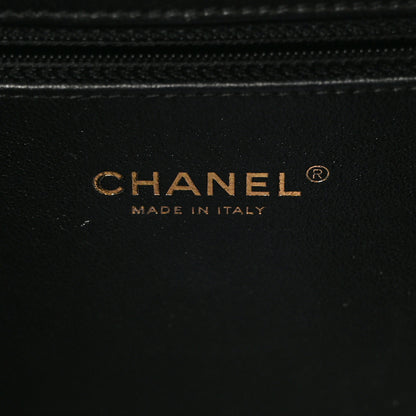 Chanel Caviar Quilted Medium CC Filigree Vanity Case Navy Black 6 of 10