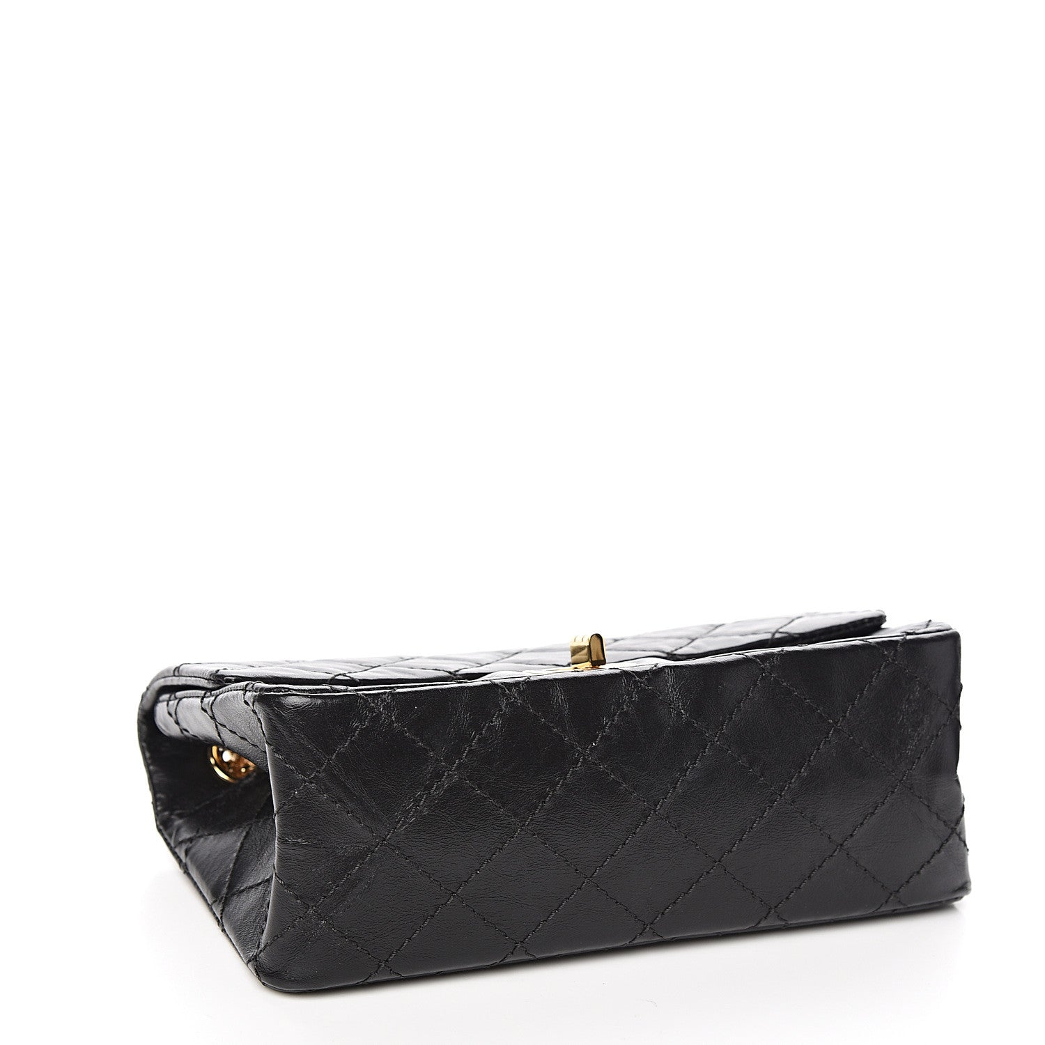 Chanel Aged Calfskin Quilted 2.55 Reissue Mini Flap Black 3 of 10
