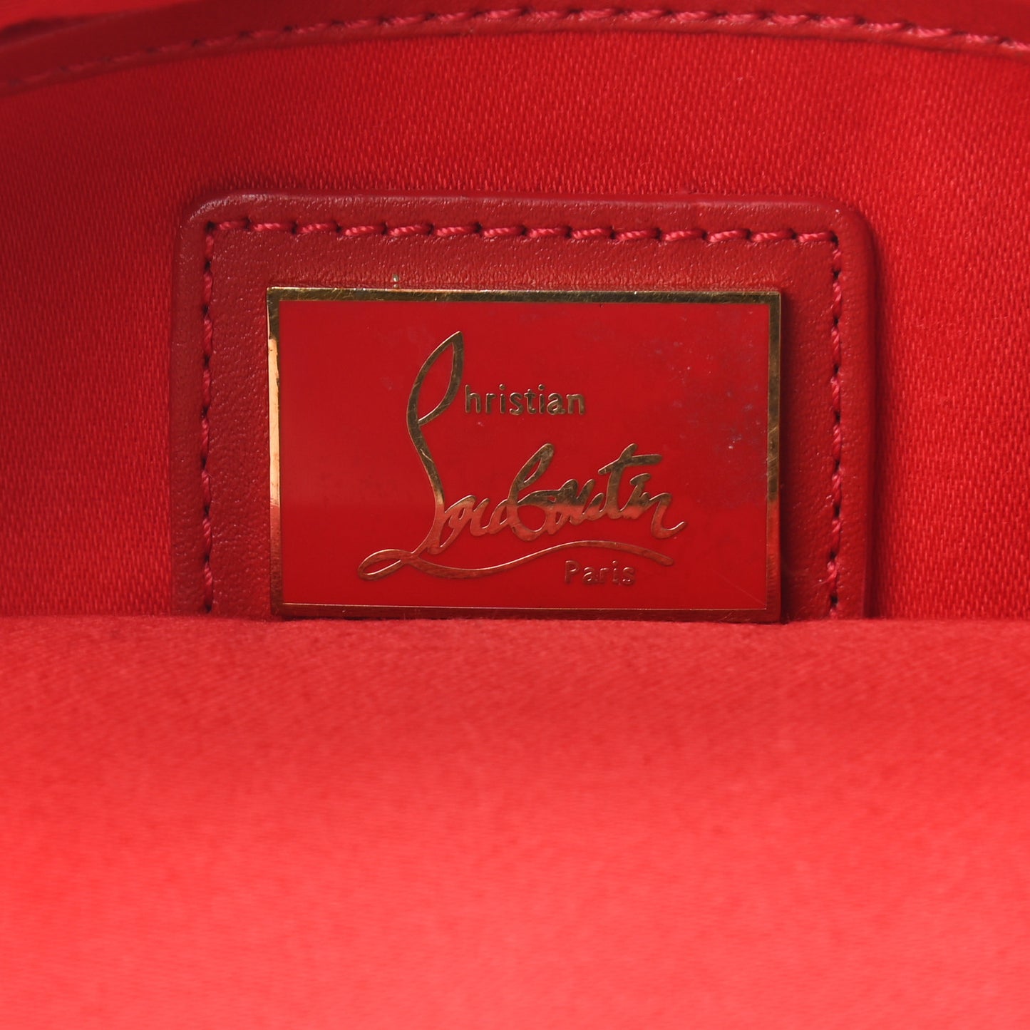 Calfskin Studded Clutch Black
