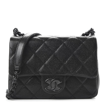 Chanel Caviar Quilted Incognito Mini Square Flap Black 1 of 10