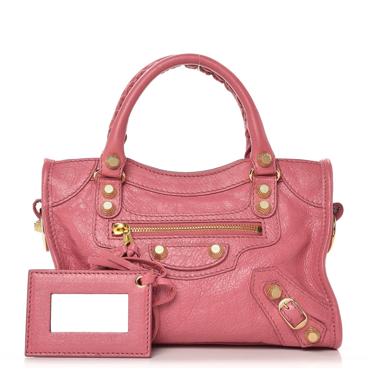 Balenciaga Agneau Giant 12 Gold Hardware Mini City Rose Hortensia 1 of 8