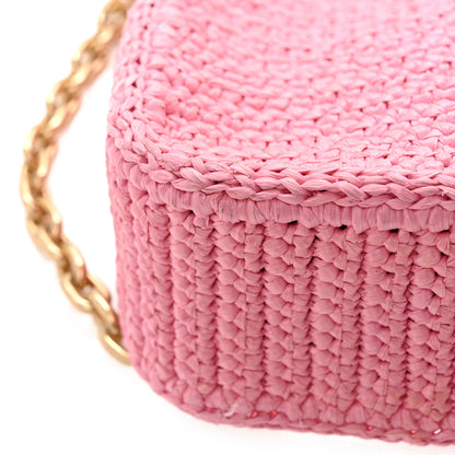 Prada Yarn Raffia Effect Crochet Re-Edition 2005 Shoulder Bag Petalo 12 of 13