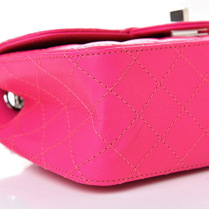 Chanel Goatskin Quilted 2.55 Reissue Mini Flap Fluorescent Pink 9 of 10