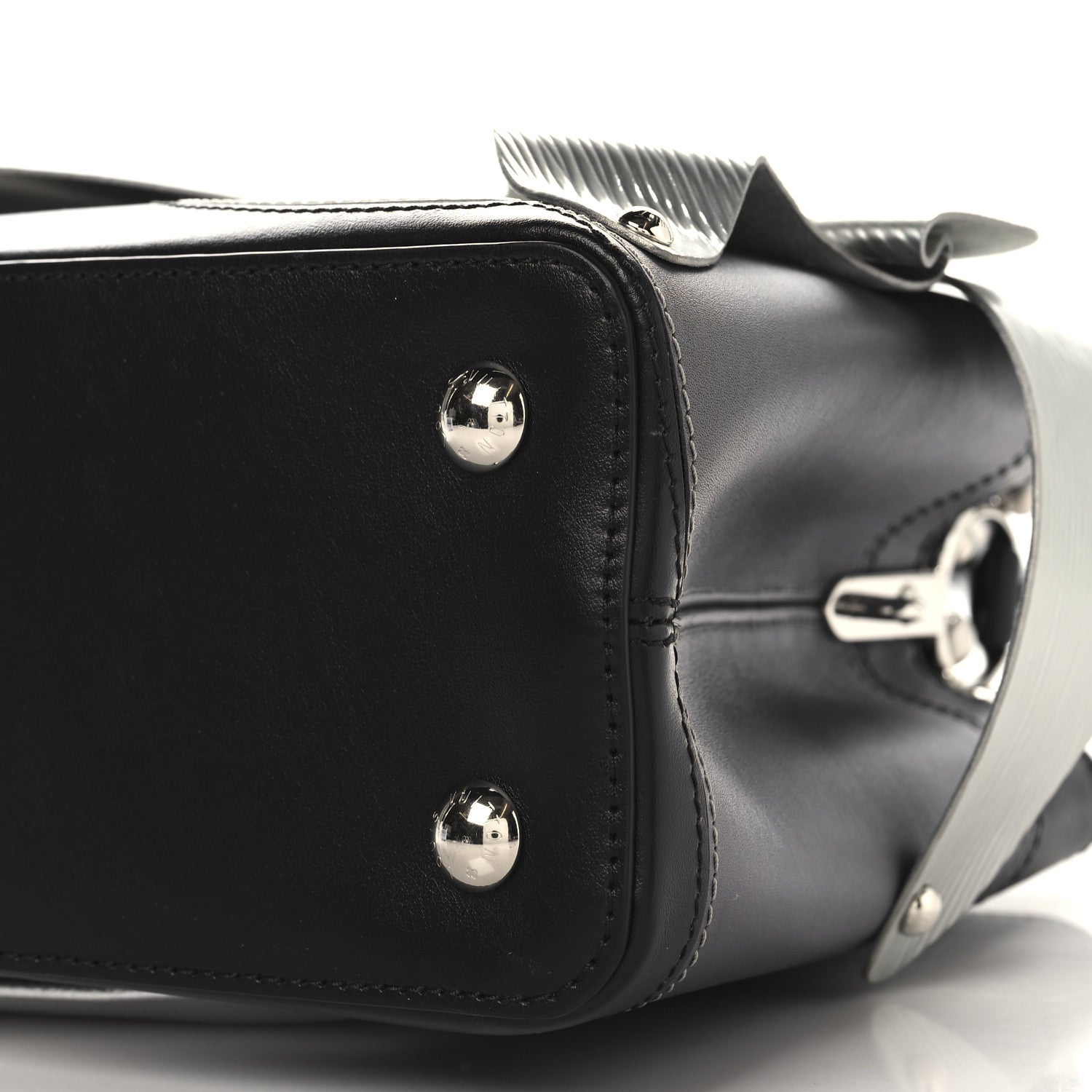 Louis Vuitton Calfskin Liu Wei Artycapucines Capucines PM Black Silver 9 of 9