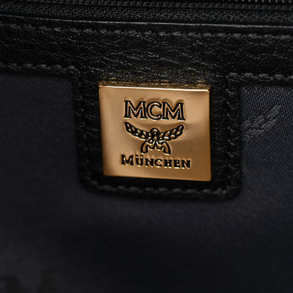 MCM Grained Calfskin Visetos Studded Small Stark M Backpack Black 6 of 9