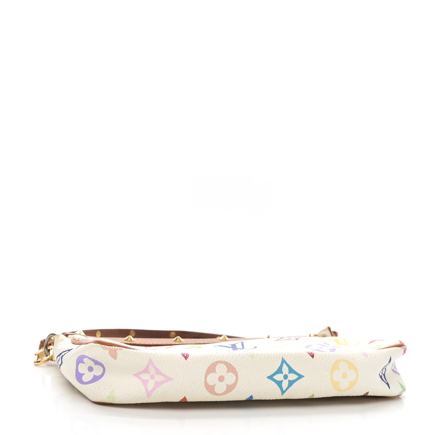 Louis Vuitton Monogram Multicolor Pochette Accessories White 4 of 9
