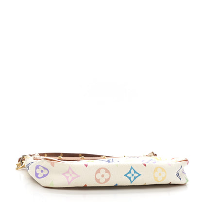 Louis Vuitton Monogram Multicolor Pochette Accessories White 4 of 9