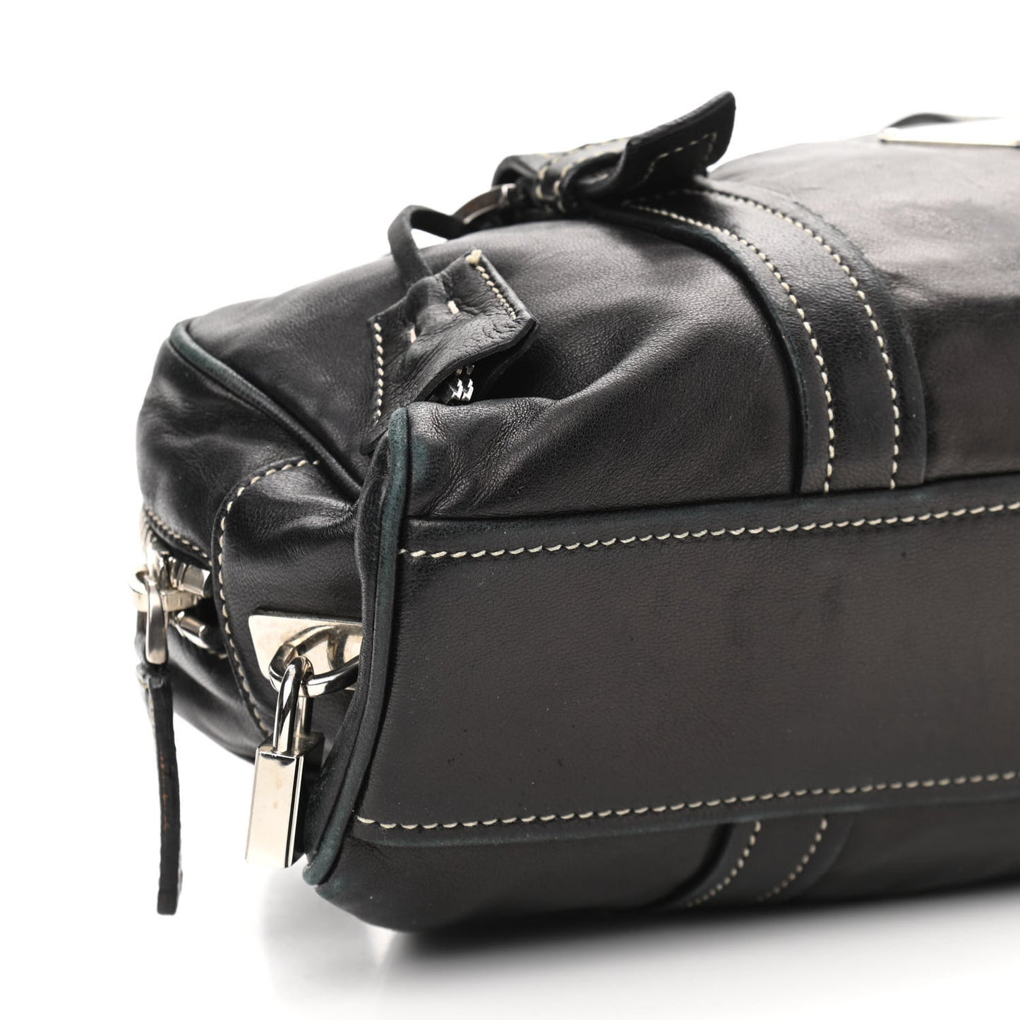 Soft Calf Shoulder Bag Black