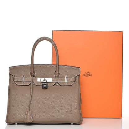 Hermes Togo Birkin 30 Etoupe 28 of 29