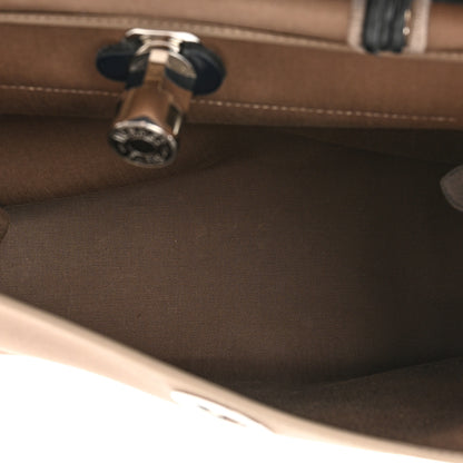 Hermes Toile Officier Vache Hunter Herbag Zip 31 PM Etoupe Bleu Indigo 6 of 15