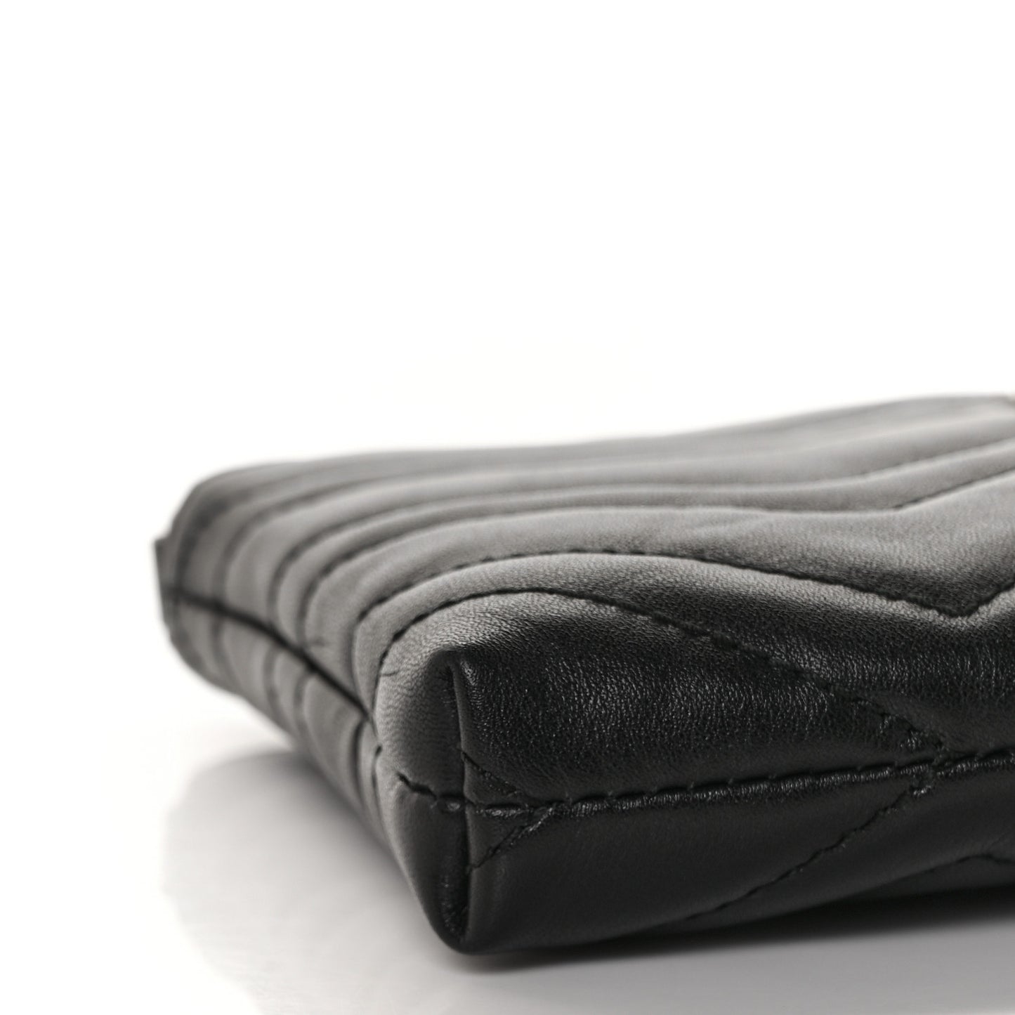 Calfskin Matelasse Mini GG Marmont Chain Bag Black