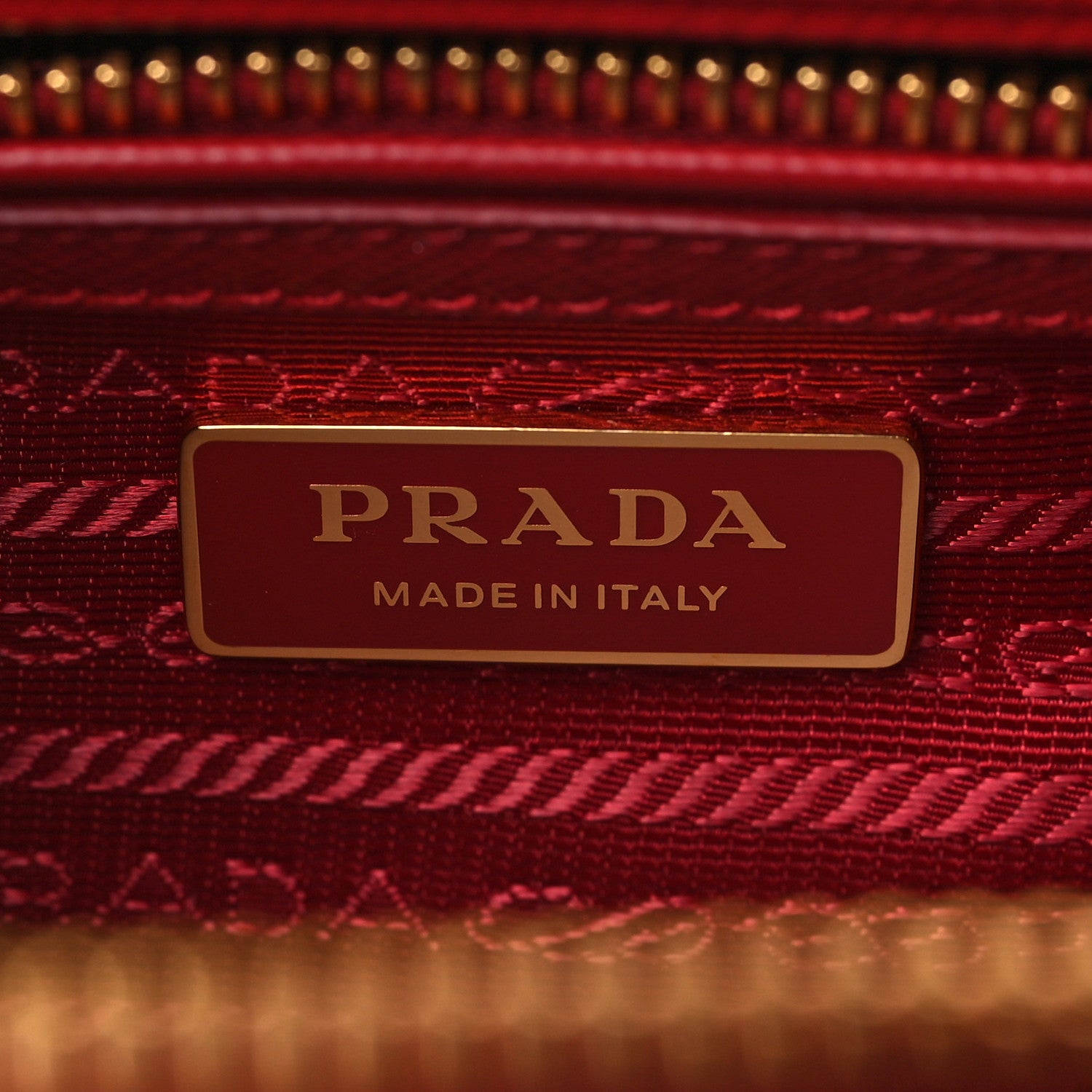Prada Saffiano Lux Small Galleria Double Zip Tote Fuoco 5 of 6