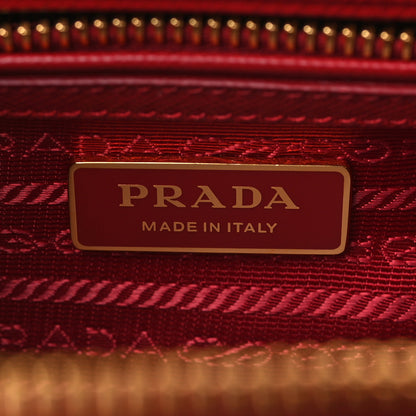 Prada Saffiano Lux Small Galleria Double Zip Tote Fuoco 5 of 6