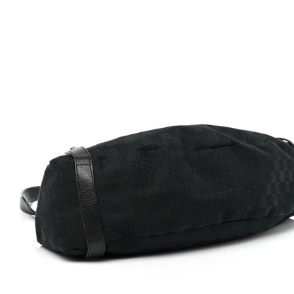 Gucci Monogram Medium Abbey Shoulder Bag Black 7 of 9