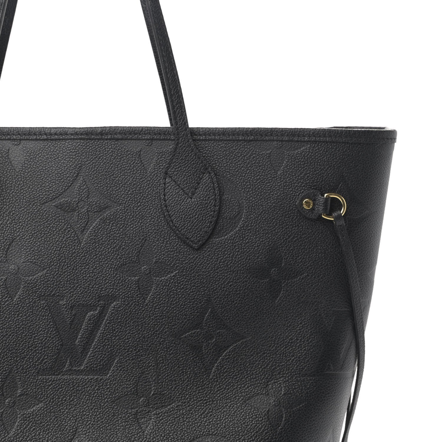 Louis Vuitton Empreinte Monogram Giant Neverfull MM Black 7 of 10