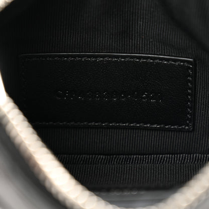 Saint Laurent Calfskin Matelasse Monogram Key Pouch Black 7 of 7