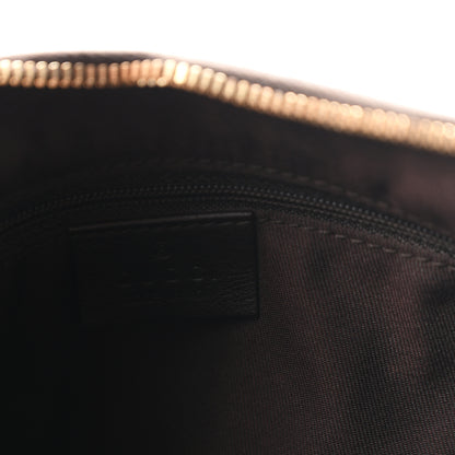 Gucci Monogram Medium D Gold Ring Hobo Dark Brown 6 of 11