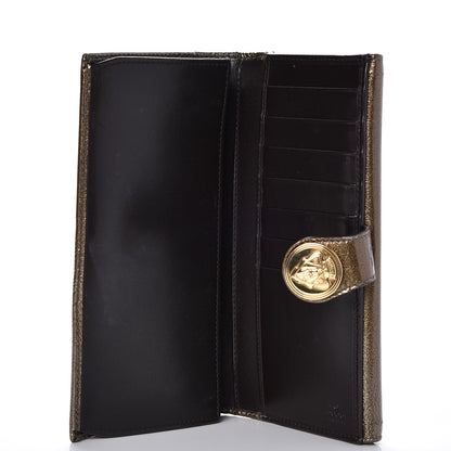 Gucci Patent Hysteria Continental Wallet Gold 5 of 8