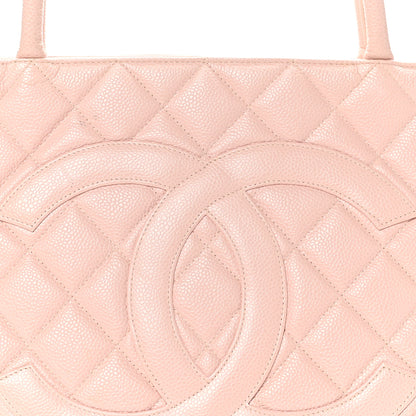 Chanel Caviar Quilted Medallion Tote Light Pink 8 of 10