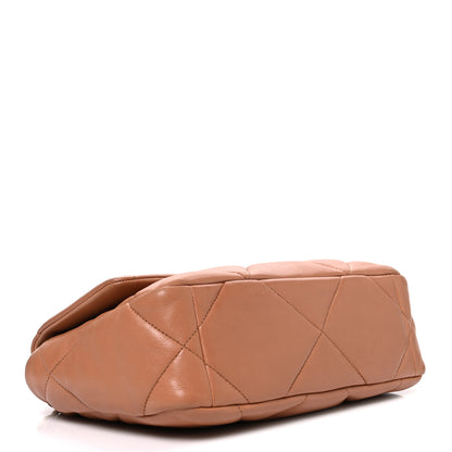 Chanel Lambskin Quilted Medium Chanel 19 Flap Brown 4 of 10
