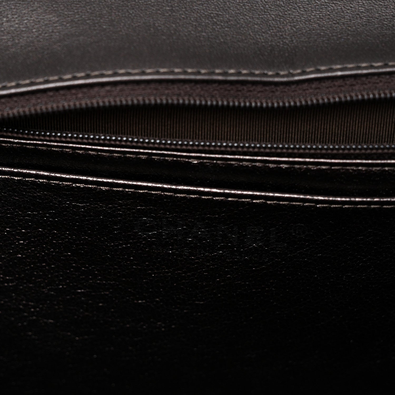 Chanel Lambskin Quilted Jumbo Single Flap  Dark Grey 6 of 10