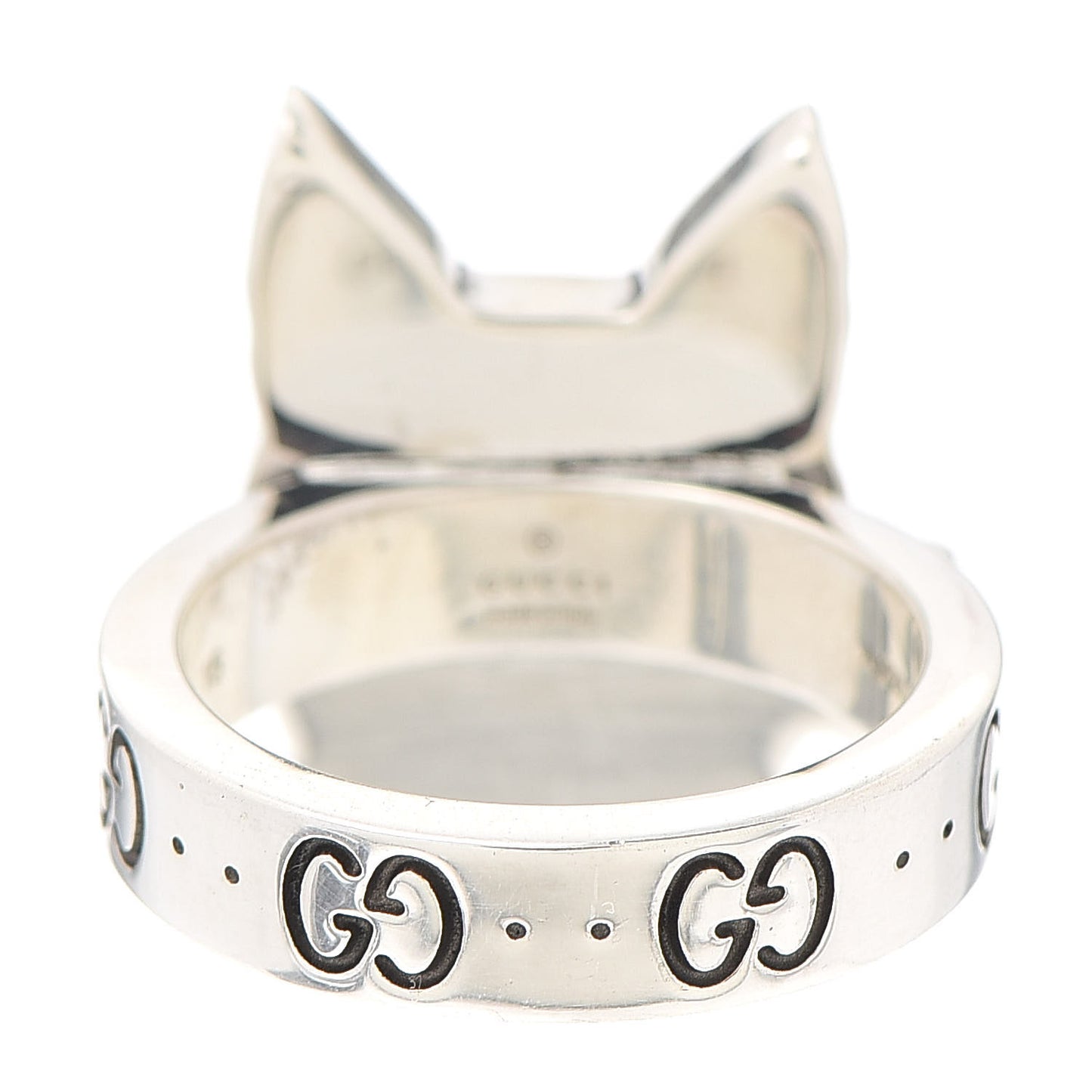 Sterling Silver Enamel Bosco Ring 55 7.25