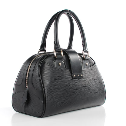 Louis Vuitton Epi Bowling Montaigne GM Black 3 of 8