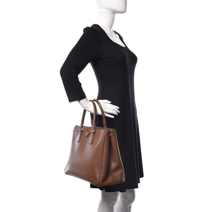 Prada Saffiano Large Galleria Double Zip Tote Caramel 2 of 16