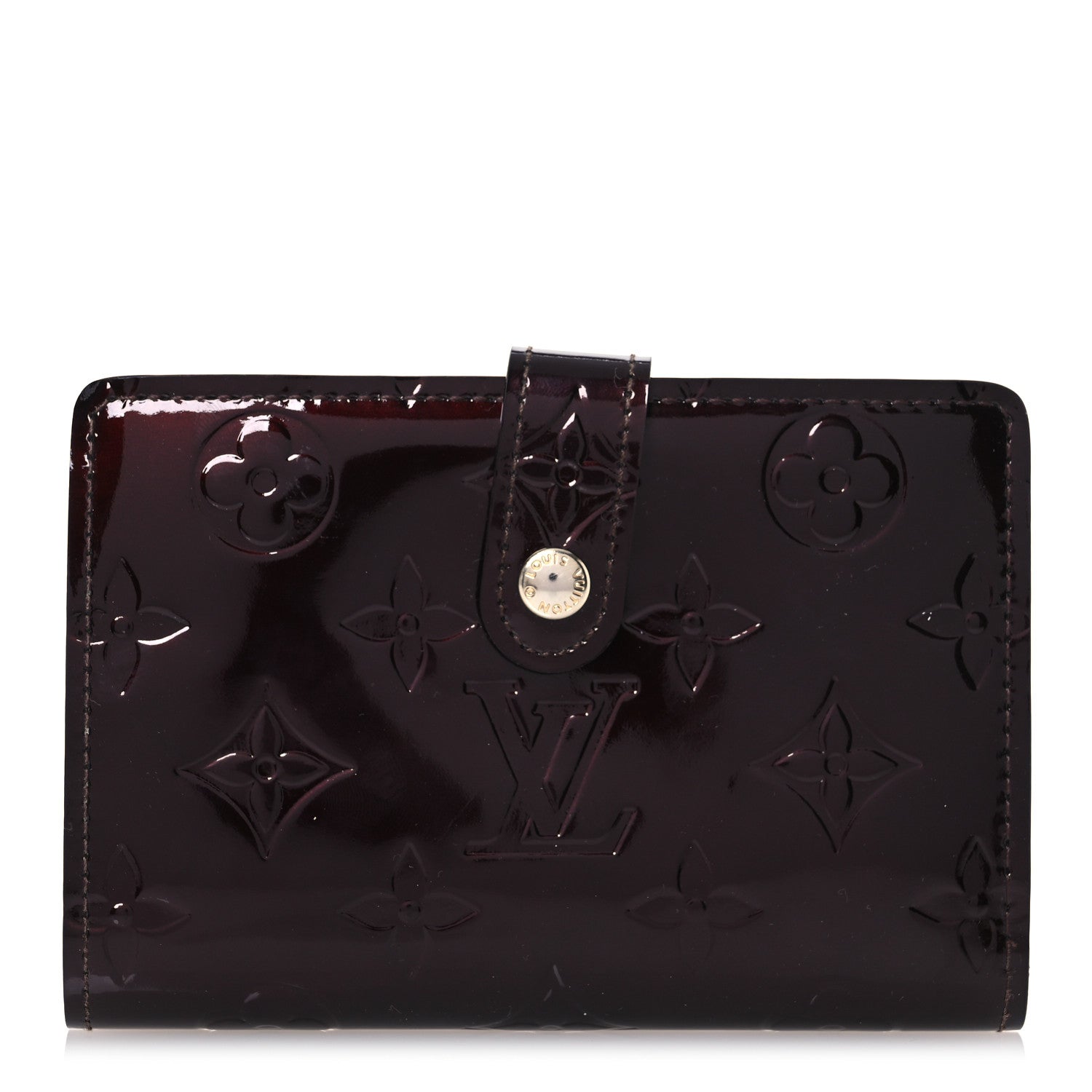 Louis Vuitton Vernis French Purse Wallet Amarante 1 of 12