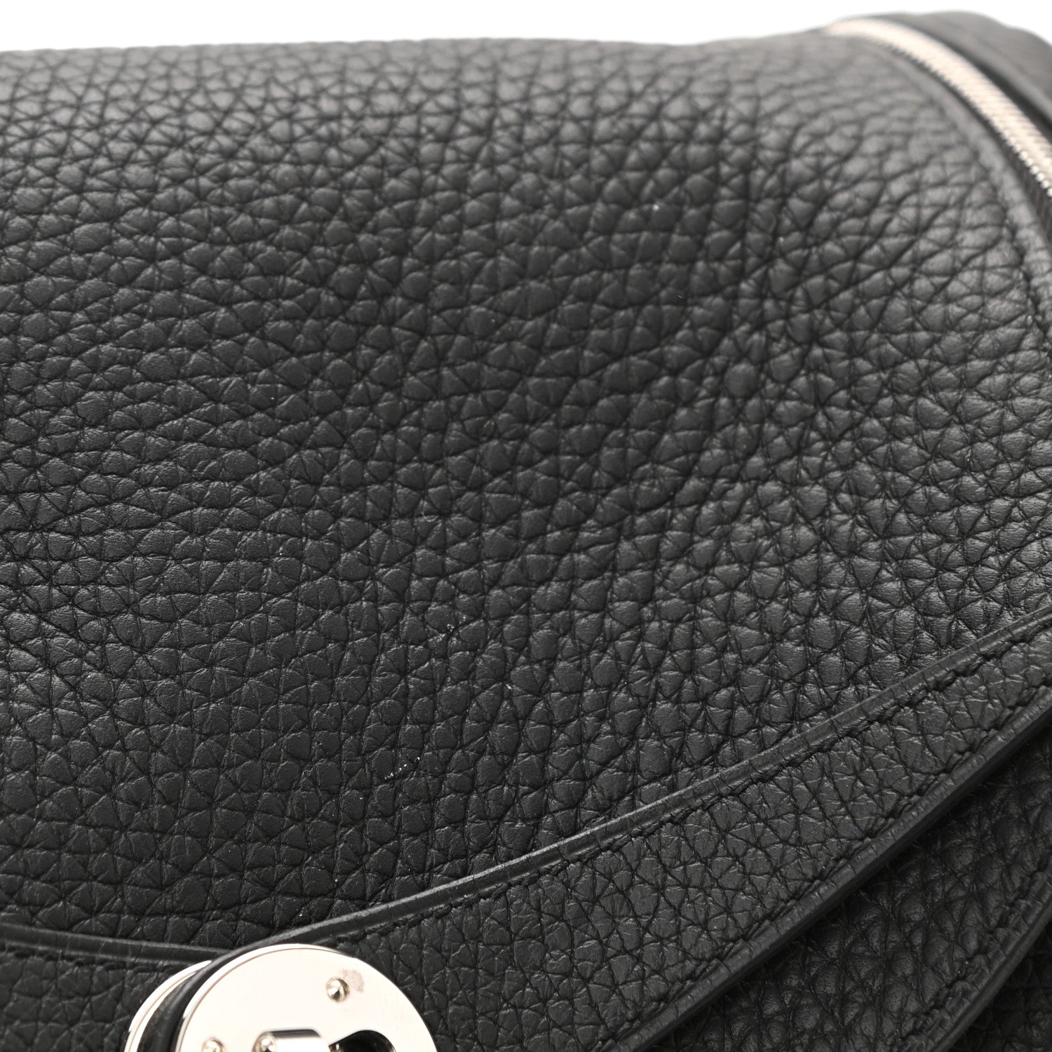 Hermes Taurillon Clemence Lindy 26 Black 10 of 12