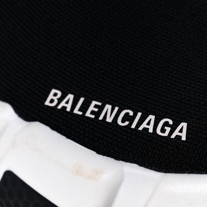 Balenciaga Neoprene Knit Womens Speed Sneakers 35 Black White 13 of 16