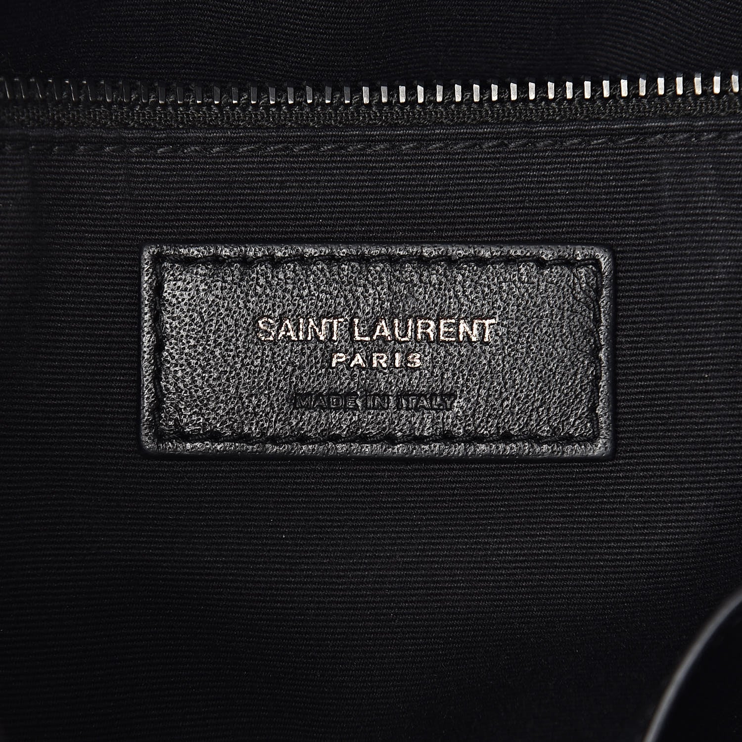 Saint Laurent Crinkled Calfskin Matelasse Monogram Medium Niki Chain Satchel Black 7 of 10