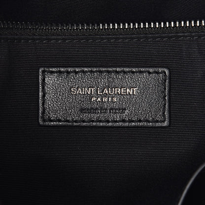 Saint Laurent Crinkled Calfskin Matelasse Monogram Medium Niki Chain Satchel Black 7 of 10