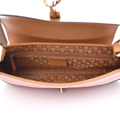 Gucci Suede Calfskin Bamboo Handle Jackie O Hobo Pink 5 of 12