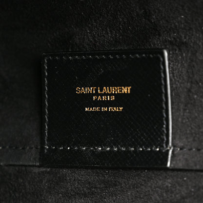 Saint Laurent Grained Calfskin Large Shopping Tote Vintage Black 7 of 11