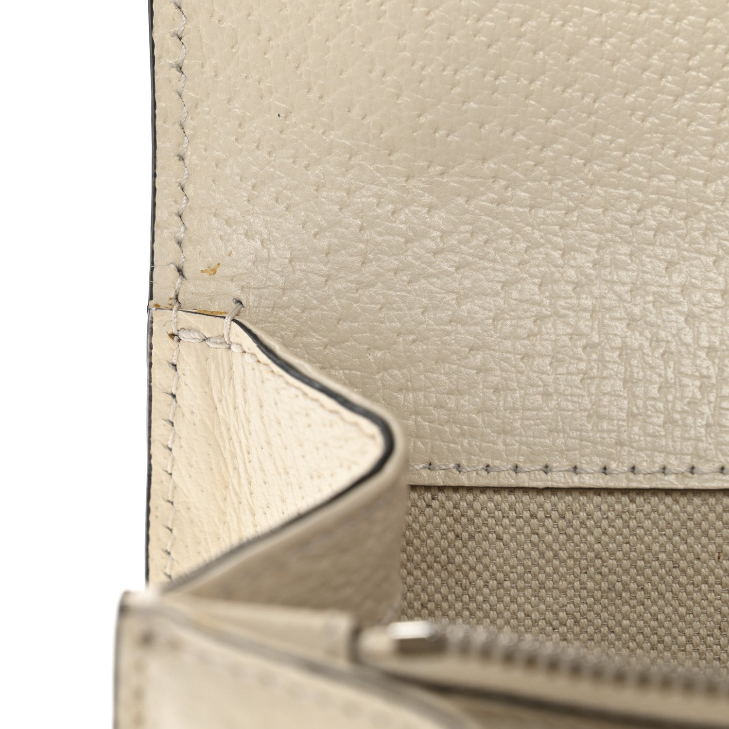 Gucci Textured Calfskin Crystal Small Dionysus Shoulder Bag Mystic White 11 of 12
