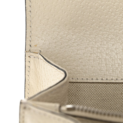 Gucci Textured Calfskin Crystal Small Dionysus Shoulder Bag Mystic White 11 of 12