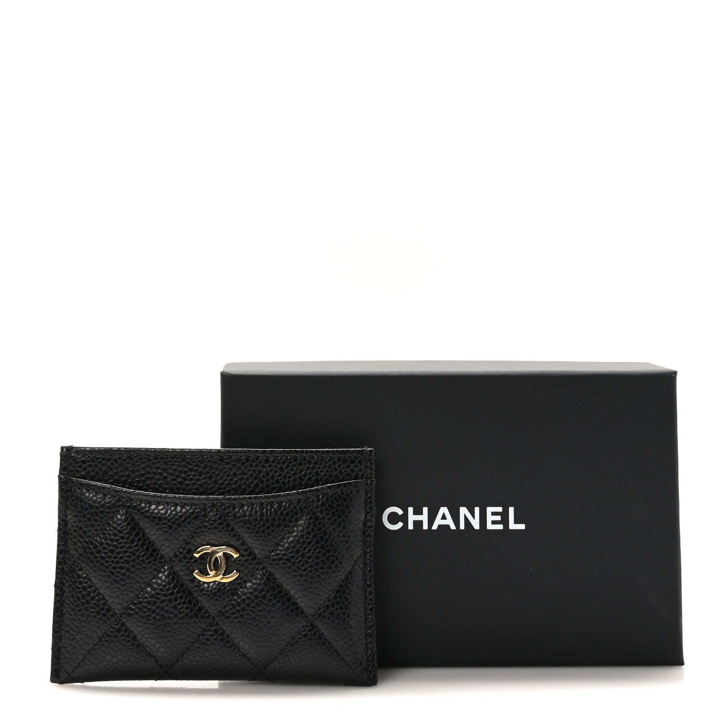 Chanel Caviar Quilted Card Holder Black 9 of 9