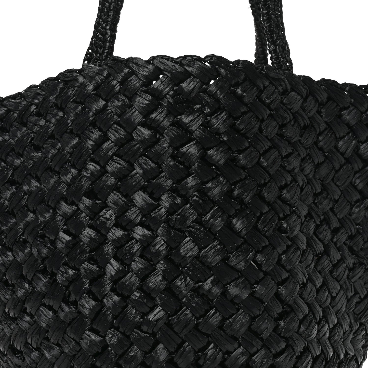 The Row Raffia Estelle Two Bag Black 7 of 9