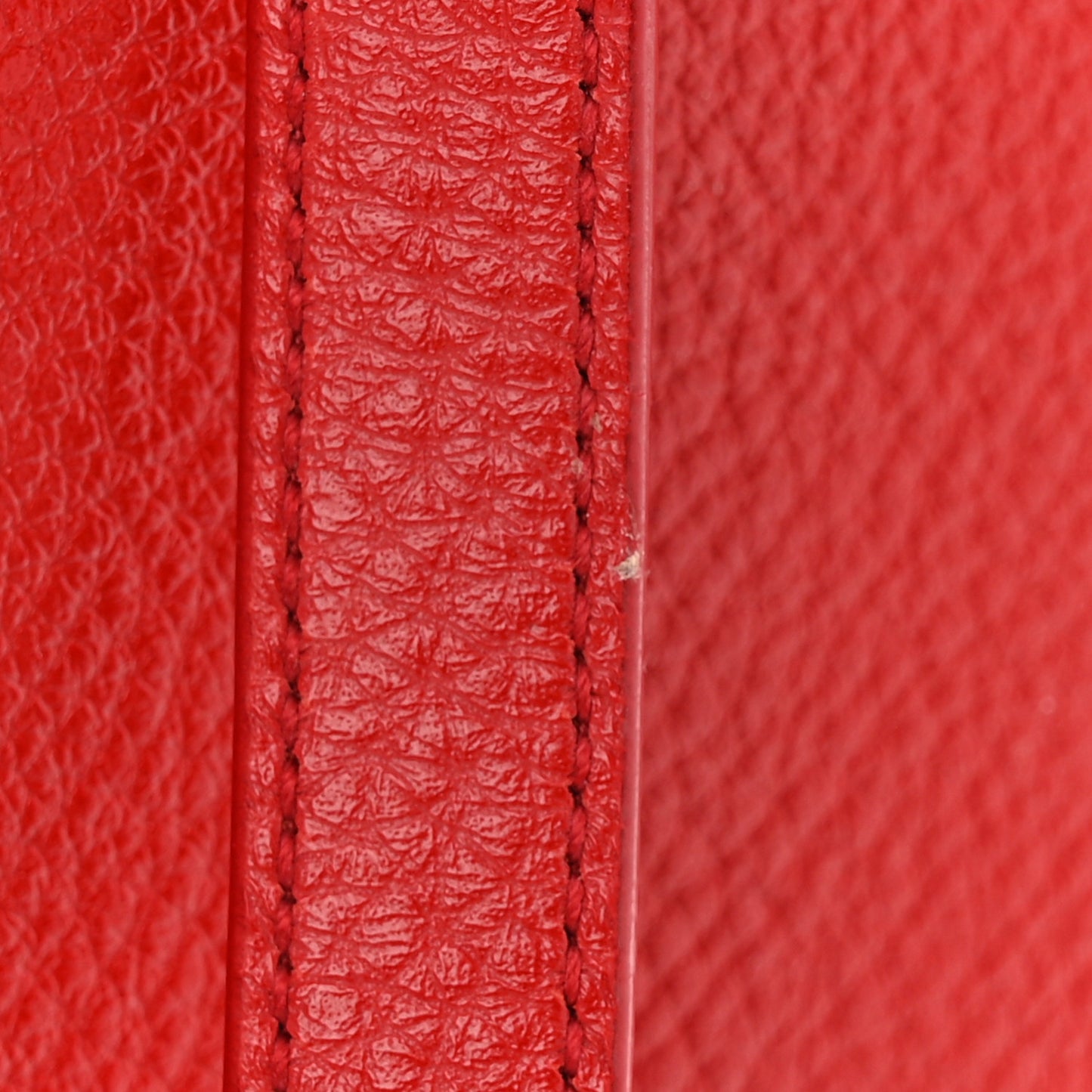 Grained Calfskin Small Sac De Jour Lipstick Red