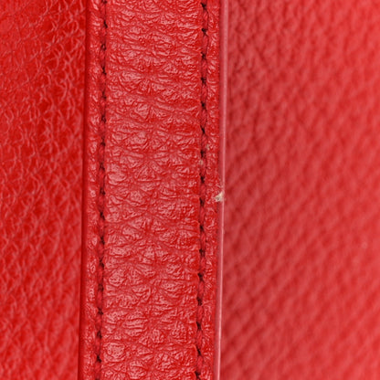 Saint Laurent Grained Calfskin Small Sac De Jour Lipstick Red 12 of 12