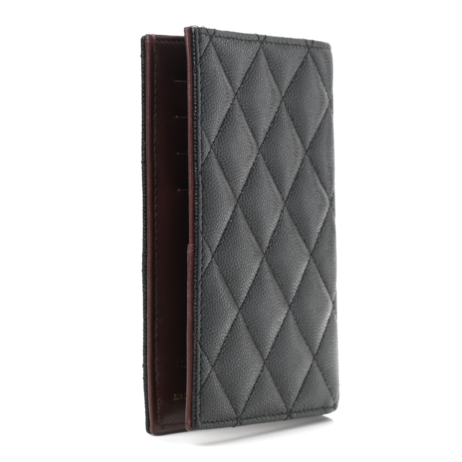 Chanel Caviar Quilted Passport Holder Black 3 of 8