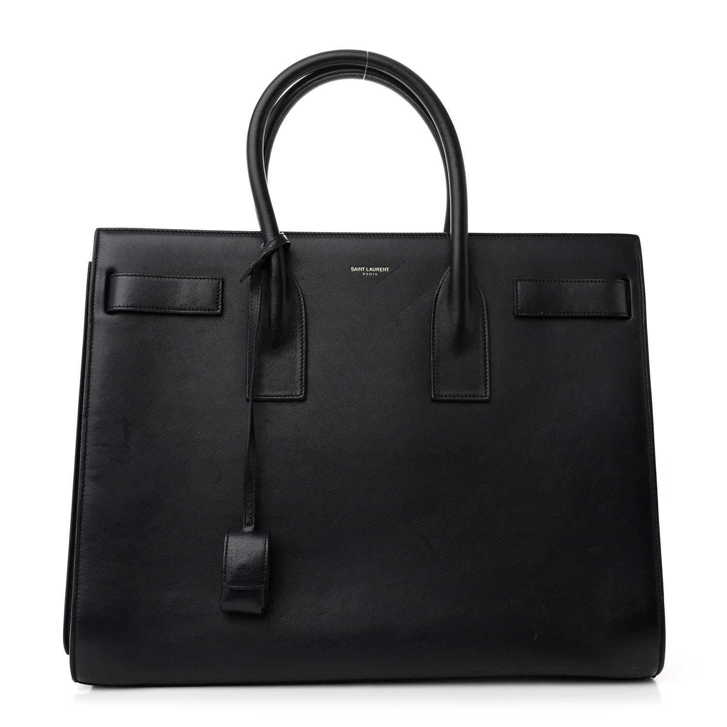Saint Laurent Calfskin Large Sac de Jour Carryall Navy 1 of 12
