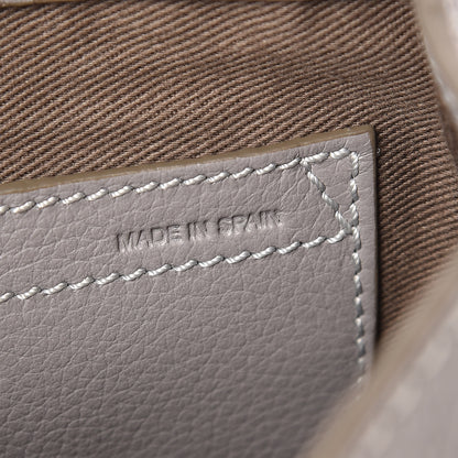 Chloe Calfskin Mini Marcie Round Crossbody Bag Cashmere Grey 8 of 10