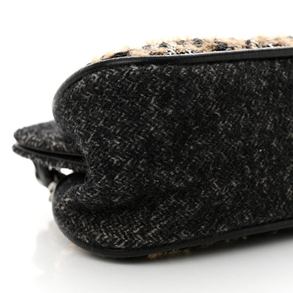 Chanel Wool Tweed Frame Bag Grey Multicolor 9 of 11